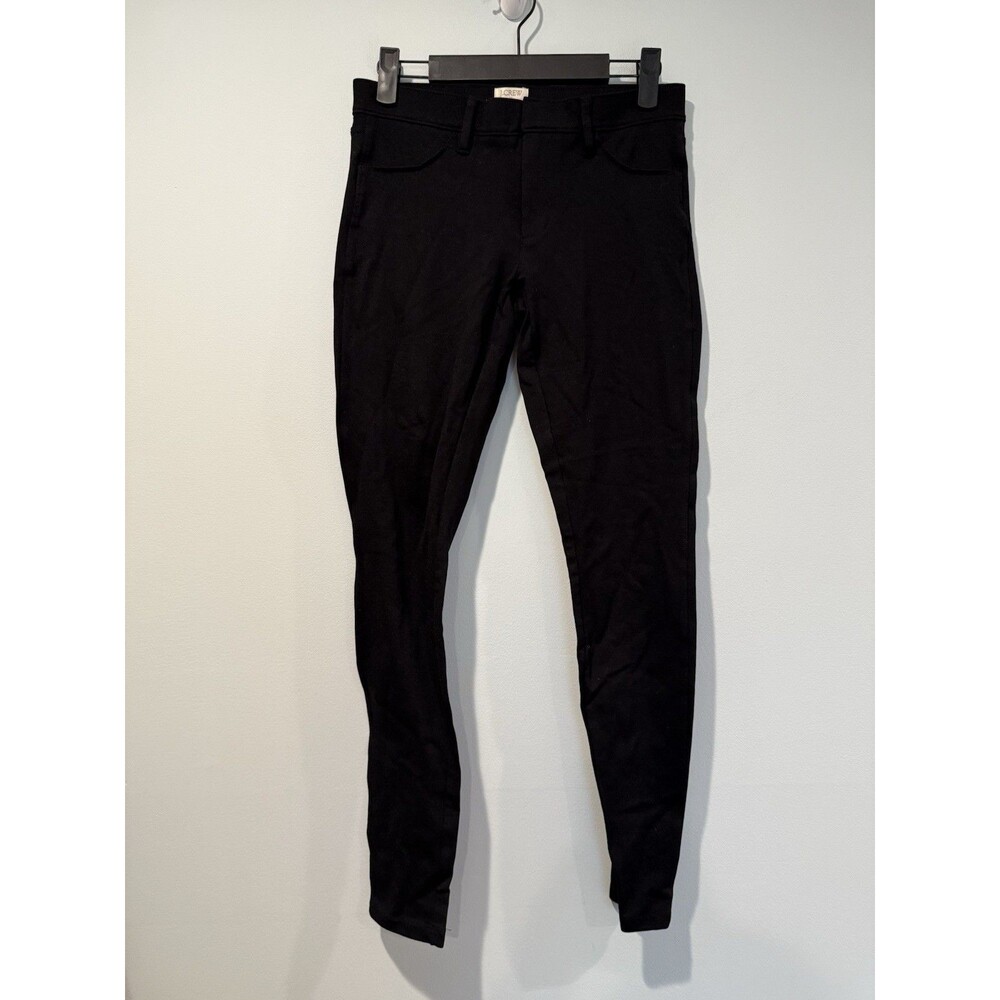 J Crew Gigi Pant Womens 27** Black Stretch Work Minimal Travel Office Vacation